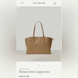 Freja New York Paloma Tote Cappuccino